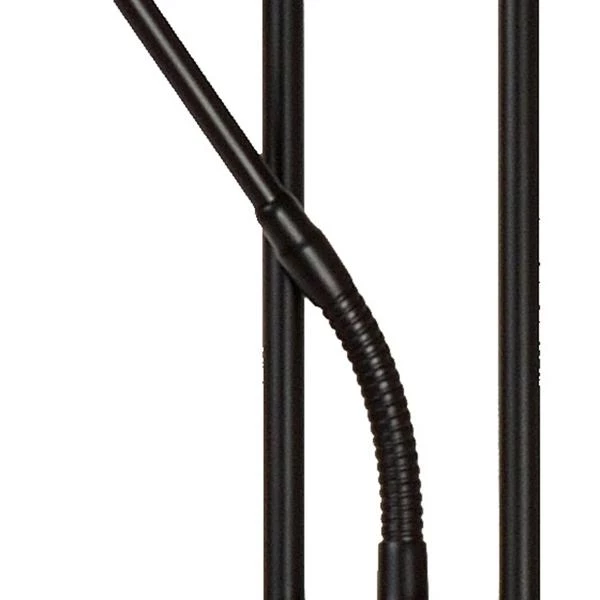 Lucide CHAMPION-LED - Floor reading lamp - LED Dim. - 3000K - Black - detail 2